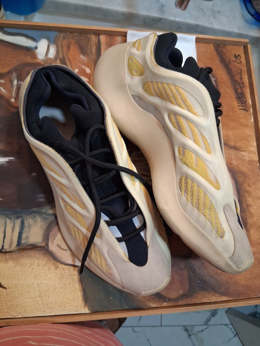 Adidas Yeezy 700 V3 Azael – Men's Size US 12Pre-owned pair in good condition.
